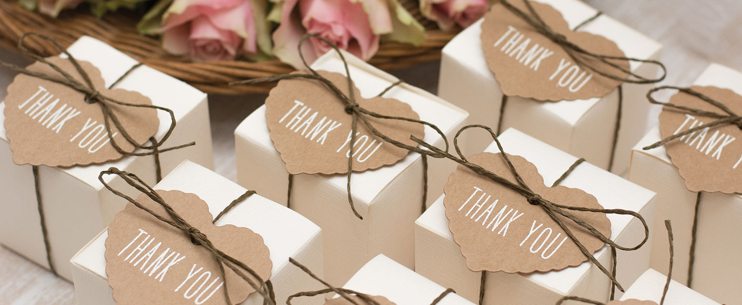 presents with thank you notes