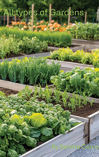 All types of garden book cover